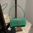 thumbnail image 3 of Bolso Hombro Mujeres Cool Girl Pu Cuero Versátil Textura Textu Femenino Roja, 3 of 9