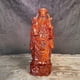 thumbnail image 1 of Ebony wood carving of the Three Star Gods of Fortune, Prosperity, and Longevity - a decorative item for the elderly to celebrate their birthdays and attract wealth in the living room., 1 of 4
