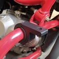thumbnail image 4 of SWETRACE 2Ud Abrazadera De Tubo Para Luz De Motocicleta Negro ABS Fácil Instalación Y Alta Durabilidad, 4 of 8
