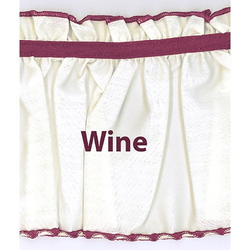 August Grove Hower Country Ruffled Priscilla Curtain Panels Pair