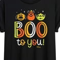 thumbnail image 3 of Disney Pixar - Boo To You - Juniors Ideal Flowy Muscle T-Shirt, 3 of 5