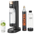 thumbnail image 1 of Máquina para hacer agua con gas VEVOR, para carbonatación doméstica, con 2 botellas PET de 1 L sin BPA y cilindro de CO2 (no contiene CO2), compatible con cilindros de CO2 convencionales de 60 L., 1 of 5