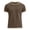 62#Brown, variant on Mens Linen Short Sleeve T Shirt Casual Summer Breathable Crew Neck Top Lightweight Vacation Tee for Beach Travel Out Dark Blue 3XL