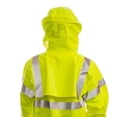 thumbnail image 3 of Tingley Arc Flash Flame Resistant Rain Jacket, PVC, Class 3 Lime, S J44122, 3 of 3
