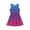 Blue, variant on Grblisyd Girls Summer Dress Casual Sleeveless Gradient A-line Dress Flowy Crew Neck Tank Dress 7-8 Years