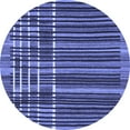 thumbnail image 1 of Ahgly Company Indoor Round Abstract Blue Modern Area Rugs, 5' Round, 1 of 4