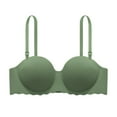 thumbnail image 4 of Sngxgn Wireless Bra for Women Seamless S upport Bralette, Comfort Lightly Lined Fit T-Shirt Bra(GN1,D/38/85AB), 4 of 4