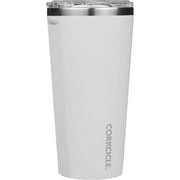 Corkcicle Classic Triple Insulated Coffee Mug with Lid, Gloss White, 16 oz  Stainless Steel Travel Tumbler Keeps Beverages Cold 9+hrs, Hot 3hrs  Cupholder Friendly Travel Coffee Tumbler