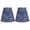 Blue & White Script, variant on Many Selections Table Lamp Shade, 5 inch Top, 9 inch Bottom, 8.5 inch Slant Burgundy Pleated Set of 2 N/A N/A
