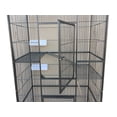 thumbnail image 5 of X-LARGE 76" Double Stacker Multi-Tiers Small Animal Critter Chew-Proof Rolling Stand Rat Habitats Ferret Cage Chinchilla Sugar Glider Mice Hamster Gerbil Hedgehog Squirrel Rodent Dagus, 5 of 8