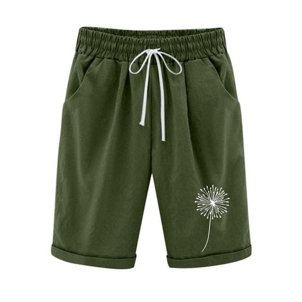 Pantalones Cortos Casuales de Cintura Elástica de Béisbol Impresos, Pantalones de Pijama con Cordón para el Hogar, la Playa, la Ropa de Dormir Y el Uso Diario