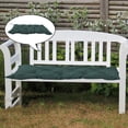 thumbnail image 4 of Cojín de Reemplazo para asiento de patio Sunnimix Verde 120x50x10cm cubierta de banco, 4 of 7