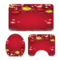 thumbnail image 1 of DOLITY Xmas Bathroom Set Toilet Lid Cover Style02, 1 of 9