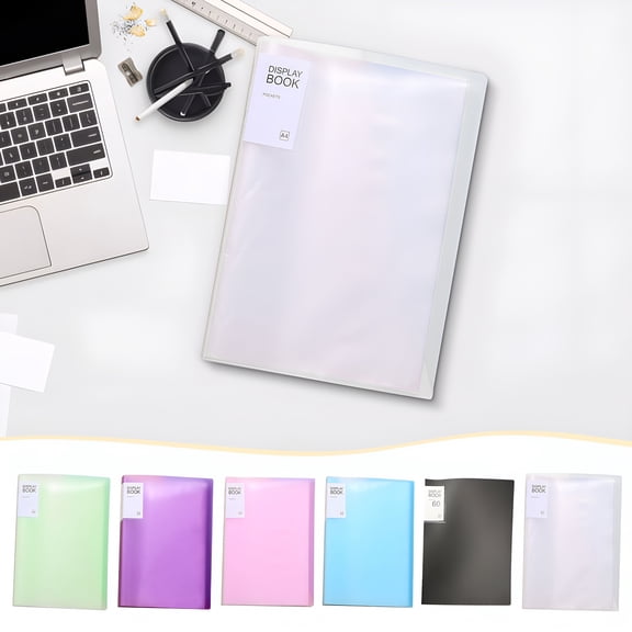 CCOCC Pocket Binder with Plastic Sleeves 9.1x12.2",A4 Portfolio Folder with Clear Sheet Protectors,Art Presentation Book,Display,Document Paper Organizer for Artwork,Office