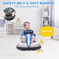 thumbnail image 5 of Sakiyr 6V Bumper Car Ride on Toys, Battery Powered with Music and Lights, 360 Degree Spin Kids Bumper Car for 1.5-6 Ages, White, 5 of 7