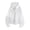 White, variant on Guluxicc Windbreaker Hoodies for Men Loose Full Zipper Breathable Long Sleeve Hooded Jackets for Outdoor Jogging Wear Spring Summer Casual Jackets