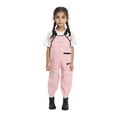 thumbnail image 2 of TOOYOU Boys Girls Romper Kids Cartoon Chest Waders Youth Fishing Waders For Toddler Children Water Proof Hunting & Fishing Waders With Boots For Children Fashion Rain Wear Pink Size 14-15 Years, 2 of 8