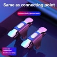 thumbnail image 1 of Mobile Game Trigger for Phone Gaming 4 Finger Trigger L1 R1 Aim Keys Game Controller Sensitive Phone Game Trigger,2 x gamepads,Black, 1 of 7