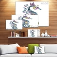 thumbnail image 4 of Design Art - Aquarelle Colorée d'Hippocampe, 4 of 4