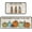 White-pumpkin Gnommes, variant on Evil Eye Kitchen Rugs Set 2Pcs Psychedelic Non Slip Kitchen Floor Rugs and Mats Waterproof Comfort Kitchen Standing Runner Rug Carpets for Kitchen Home Living Room Decor 17"x48" 17"x24"
