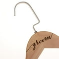 thumbnail image 4 of 1 Unid Percha de para Dress de Casamiento para Bodas Perchas Vestidos Regalos para Fiestas Escoba Macarena Percha de madera para bodas, 4 of 8