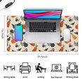 thumbnail image 5 of Long Mouse Pads for Desk,Halloween Pumpkins Bats and Spiders Desk Mats on Top Of Desks, Desk Mouse Pad Extra Large with 3mm Non-Slip Base and Stitched Edge for Gaming,Office,Work,Home 31.5x15.7in, 5 of 5