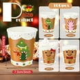 thumbnail image 3 of ZJQYDS 100 Pieces Christmas Gingerbread Paper Cups Hot Chocolate Cups Xmas Disposable Coffee Cup Gingerbread Man Christmas Tree Candy Xmas 9 Ounce Drinking Tea Paper for Daily Use Holiday, 3 of 14