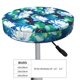 thumbnail image 4 of Disketp Blue Lotus Flower Funda Redonda para Taburete, Funda de Cojín para Silla de Bar Suave y Elástica-13 inch, 4 of 7
