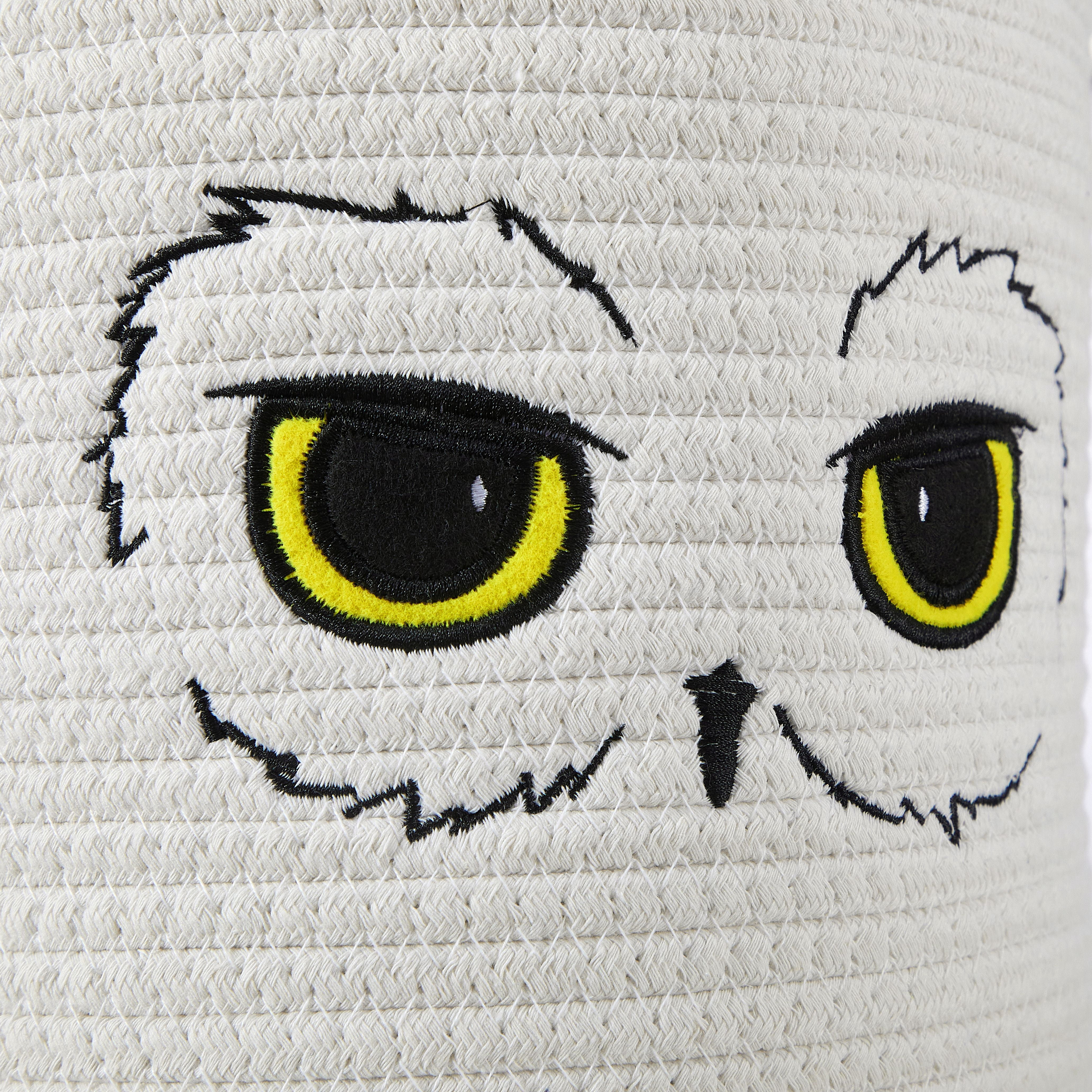 Harry Potter Owl Rope Basket, 10" x 10"