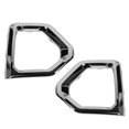 thumbnail image 2 of 1 Pair Chrome Fog Lamp Bezels 84176753 Left Right Fog Light Outer Bezel Cover Replacement For Sierra 1500 Denali SLT AT4, 2 of 9