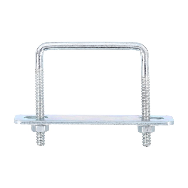 Uxcell Square U-Bolts, 6 Sets 60mm Inner Width 65mm Length M6 with Nuts and Plates