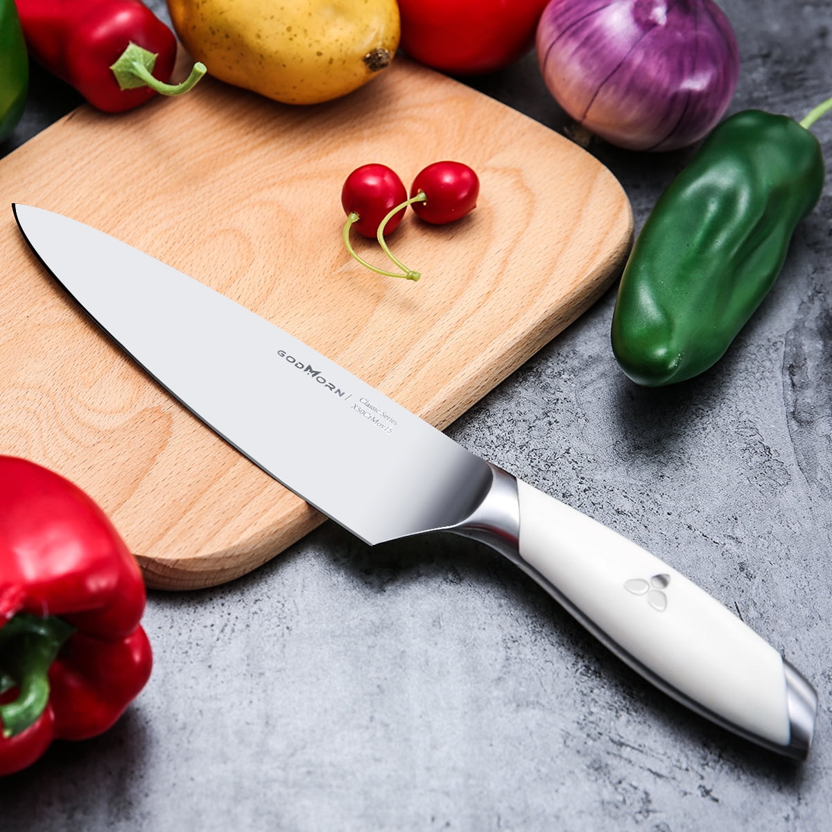 Chef Knife 8 inch German High Carbon Stainless Steel Kitchen Knife