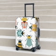 thumbnail image 2 of Lsque Colorful Insects Printed Luggage Cover, Travel Luggage Protector,Scratch and Dirt Resistant, Fits 18-32 Inch Luggage - Medium, 2 of 9