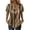 Light Brown, variant on Short Sleeve Crew Neck T Shirt for Women Casual Loose Fit Butterfly Print Soft Lightweight Top Blouse for Daily Wear Army Green L