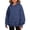 Navy, variant on BLVB Hoodies for Girls Long Sleeve Cute Pullover Lightweight Comfy Oversized Hooded Sweatshirt with Thumb Hole(White,13-14 Years)