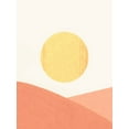 thumbnail image 2 of Caroline, Emma 19x24 White Modern Wood Framed Museum Art Print Titled - Simple Boho Sun I, 2 of 4