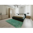 thumbnail image 4 of Ahgly Company Indoor Rectangle Mid-Century Modern Mint Green Oriental Area Rugs, 3' x 5', 4 of 6