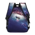 thumbnail image 4 of Pofeuu Planets Stars And Galaxies Print Backpack for Men and Women - Basic Bookbag Casual Daypack Backpacks for College Work Travel-One Size, 4 of 5