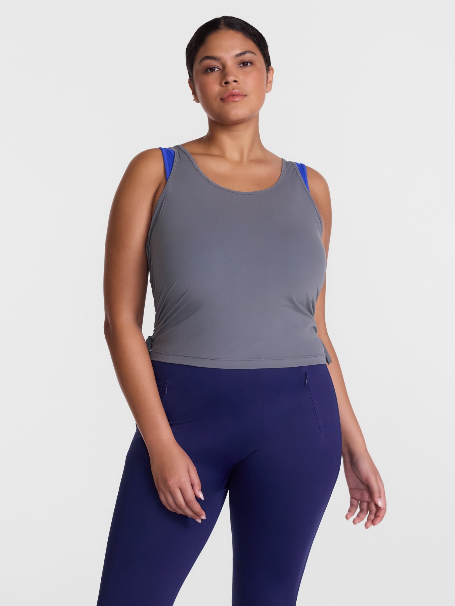 Avia Women's Ruched Tank Top, Sizes XS-XL