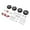 Silver, variant on Metal Assembly RC Car Upgrade Kit Steering Parts Reinforced Construction for MN82 MN82S 112 Off Road Model Hobbyists