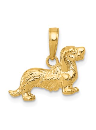 Yellow Gold Saint Bernard Dog Charm - 14k Alpine Rescue Canine Pet - Wilson  Brothers Jewelry