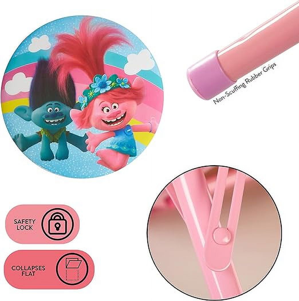 DreamWorks Trolls 3-Piece Kids' Round Table and Chair Set photo 4