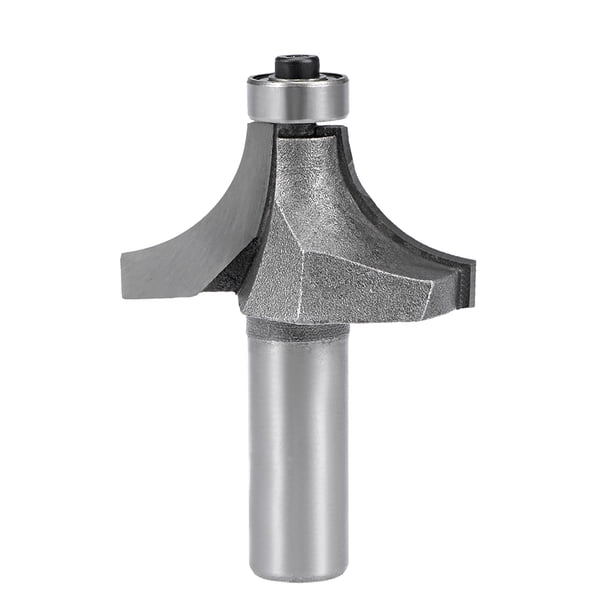 Fresa de Router 1/2 Vástago 1-1/4 pulgadas Diámetro Esquina Redondeada para Cortador de Fresado de Madera Cabeza en Forma de Abanico