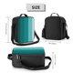 thumbnail image 2 of Balery Teal Color Caja de Almuerzo y Bolsa de Almuerzo para Hombres y Mujeres, Bolsa de Almuerzo Reutilizable con Gran Capacidad, Bolsa de Almuerzo Aislada, 2 of 7