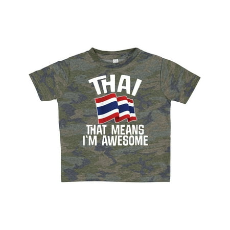

Inktastic Thailand Flag Thai Gift Gift Toddler Boy or Toddler Girl T-Shirt