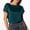 Green, variant on MAIHAN Ladies T Shirts Casual Summer Boho Tops Solid Color Flowy Tops Short Sleeve Spring Summer Tops Lightweight Sweatshirts for Women