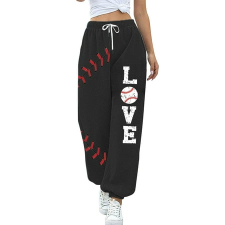 

Akiihool Women Pants Dressy Casual Womens Smocked Ruffle High Waisted Wide Leg Pants Casual Loose Yoga Lounge Pajamas with Pockets (Black S)