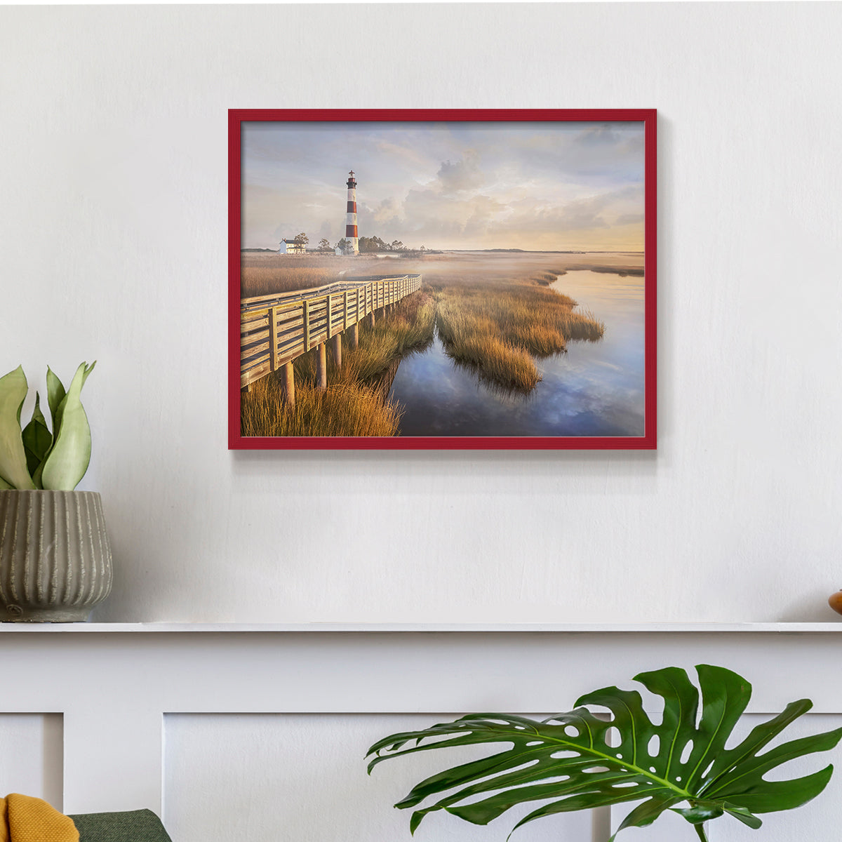 Private Path II by Mike Calascibetta - Restickable Framed Giclée Print