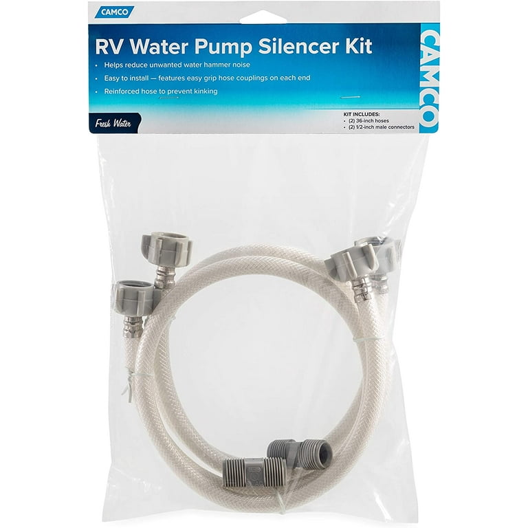 Camco TastePURE RV Water Filter - Reduces Bad Taste, Odor, Chlorine and  More - 2-Pack, Blue (40045) 