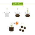 thumbnail image 6 of CreativeArrowy Planter Pot With Handles Garden Planting Grow Bag Breathable Nonwoven Fabric Visualization Pockets, 6 of 14